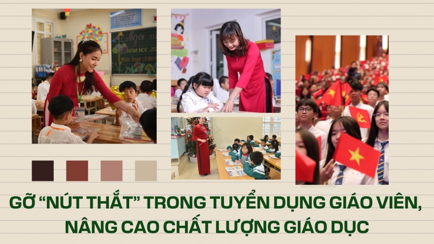 Gỡ “nút thắt” trong tuyển dụng giáo viên, nâng cao chất lượng giáo dục